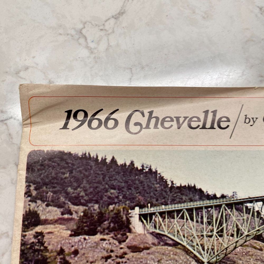 1966 Chevelle Super Sport 396, Malibu Station Wagon, Malibu Sedan Sales Brochure - Picture 2 of 6